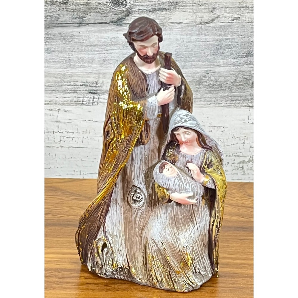 Vintage Nativity Jesus, Virgin Mary‎ and Saint Joesph Ceramic